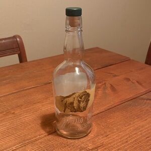 Buffalo Decorative Glass Bottle